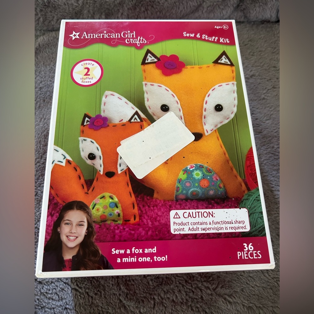New in Package American Girl Crafts Fox Sew & Stuff Kit